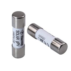 2 Pcs 10x38mm 1000V DC fusible Solar PV Photovoltaic Fuse 10A in line Fuse 10A CE UL:1000V DC In20A/40.3kA