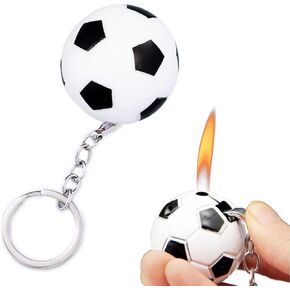 Torch Lighter, Creative Basketball Design Butane Lighter, Windproof Butane Gas Lighter, Cool Adjustable Soft Flame Lighter, Funny Refillable Butane Lighter for Outdoor Indoor(Without Butane)