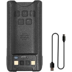 BAOFENG UV-9G Battery USB-C Charger Enlarge 4800mAh Capacity Thicken BL-9 Li-ion Battery for UV-9R Plus GMRS-9R Accessories GMRS-9R Walkie Talkie Battery for Adult with Cable