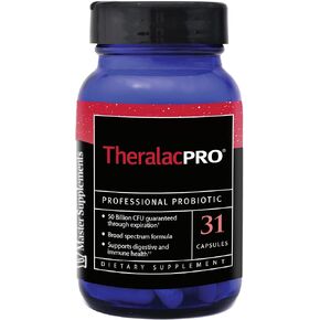 U.S. Enzymes THERALACPRO 31 Capsules. 50 Billion CFU. Patented Delivery Ensures Survival of Probiotics. Contains Patented Prebiotic LactoStim That rehydrates The Freeze Dried prebiotics.
