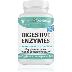 Natural Wellness - Digestive Enzymes - 60 Capsules