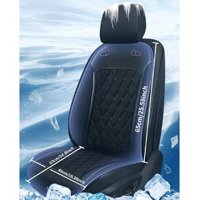 1 قطعة غطاء مقعد السيارة التبريد، وسادة مقعد السيارة جيدة التهوية بدرجة حرارة قابلة للتعديل 12 فولت شاحنة الدفع الرباعي مناسبة عالميًا لغطاء مقعد السيارات الصيفي وسادة تبريد تبريد المقعد in Kuwait