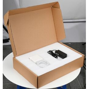 Laptop Shipping Box Secure Mailer Boxes with Carrying Handle, Great for Computer Storage and Moving, Fits Laptop Screen Sizes Up to 17.7 Inch (Updated)