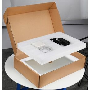 Laptop Shipping Box Secure Mailer Boxes with Carrying Handle, Great for Computer Storage and Moving, Fits Laptop Screen Sizes Up to 17.7 Inch (Updated) in Kuwait