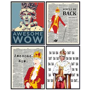Wall Art - Musical Merchandise - King George Poster Print Home Decor - Awesome Wow - Poster -Gifts - Lyrics - 8x10 Unframed