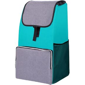 Shopping Cart Replacement Bag, Trolley Waterproof Spare Bag, Storage Bag with Side Pockets and Front Pocket 48L