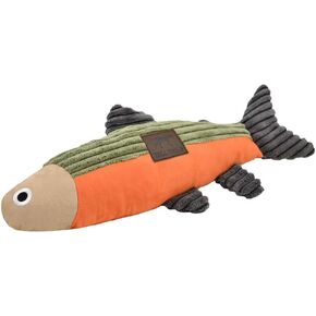 Tall Tails Classic Plush Squeaker Toy for Dogs, Fish