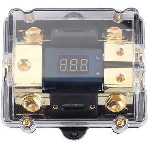 Holder W Display 1 in 2 Out Suuonee Power Car Digital O Brand: Akozon 5.0 of 5 Stars1 Reviews Box Transparent 0/2/4 Gauge Way Voltage with 100A Distribution Block for Ya