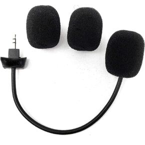 TNE Replacement AG9 Game Mic 2.5mm Microphone Boom for PDP Afterglow AG 9 Legendary Collection Sound of Justice AG 9+ Armored Xbox One PS4 Nintendo Switch PC Computer Gaming Headphones