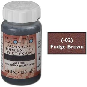 Tandy Leather Eco-Flo All-in-One Stain & Finish 4.4 fl. oz. (132 ml) Fudge Brown 2605-02