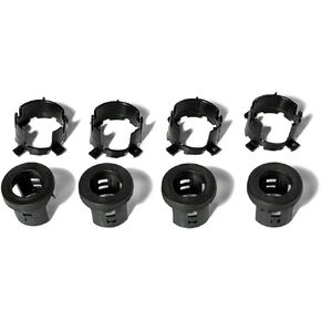 DV8 Offroad | MPRSNSR-01 | Replacement OEM Sensors Housings (Bezel & Clip only) | Compatible with Mopar Vehicle Sensors | Complete Set of 4 | Works in Front or Rear