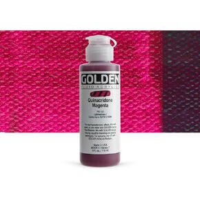 Golden Fluid Acrylic 4 Oz Quin Magenta