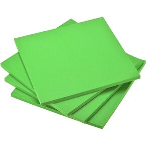 uxcell Green EVA Foam Sheets 10 x 10 Inch 10mm Thickness for Crafts DIY Projects, 4 Pcs