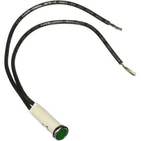 Painless Performance 80205 Dash Indicator Light, Green, 5/16"