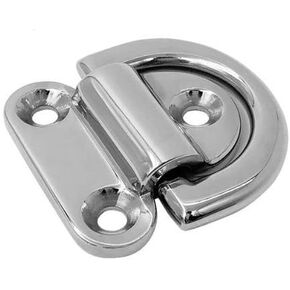 Marine Grade Stainless Steel Folding Pad Eye 11/32"