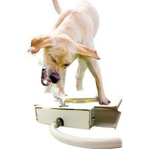 موزع مياه للكلاب - نافورة للحيوانات الأليفة - مطورة 2024 سهلة الاستخدام لمخالب الكلاب، نافورة مياه للحيوانات الأليفة صديقة للبيئة مع خرطوم وعاء جديد متين مانع للتسرب، مياه عذبة، ألعاب مضحكة للكلاب تحافظ على برودة الحيوانات الأليفة in Kuwait