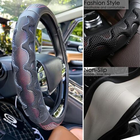 غطاء عجلة قيادة السيارة لسيارة Toyota Camry Rav4 Corolla Highlander Sienna Corolla Cross CHR Avalon SE XSE LE Hybrid XLE TRD IM S L ملحقات بلاتينية محدودة، 2024 أحمر نبيذي (14 1/2-15 بوصة) in Saudi Arabia