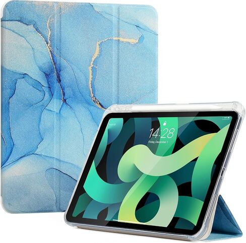 غطاء iPad من الجيل العاشر، حافظة iPad 10، خاصية التنبيه والنوم التلقائي، حافظة رفيعة قابلة للطي لجهاز iPad الجيل العاشر، حافظة غطاء ذكية خفيفة الوزن لجهاز iPad 10.9، وردي in Kuwait