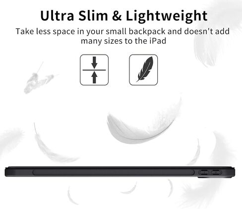 غطاء iPad من الجيل العاشر، حافظة iPad 10، خاصية التنبيه والنوم التلقائي، حافظة رفيعة قابلة للطي لجهاز iPad الجيل العاشر، حافظة غطاء ذكية خفيفة الوزن لجهاز iPad 10.9، وردي in Kuwait