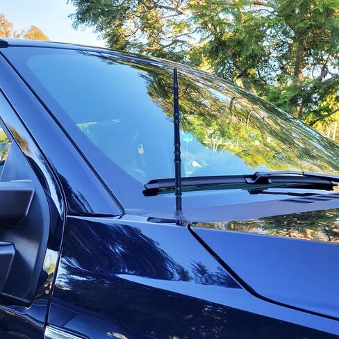 هوائي قصير 13 بوصة لسيارة Ford F150 F-150 2009-2024 2017-2024 F250 F350 Bronco Ford Pickup Trucks راديو بديل لملحقات Ford F150، على شكل خيزران in Kuwait