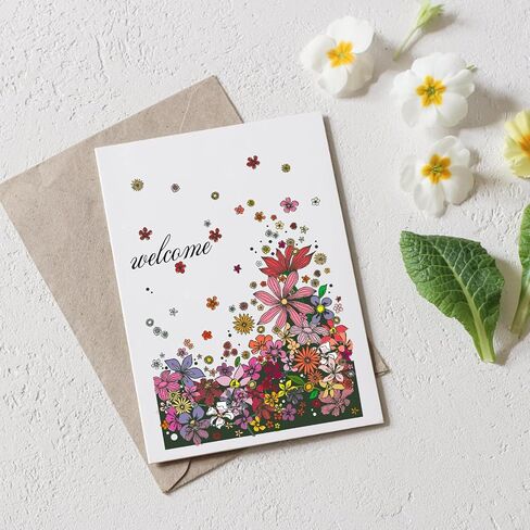 Flowers Background Clear Stamps for Card Making and Journaling, Floral Grass Rubber Stamps Flower Leaves Stamps for Scrapbooking DIY Cards Album Crafts in Saudi Arabia