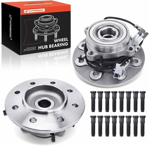 A-Premium 2 × محمل العجلة الأمامية ومجموعة المحور مع ABS متوافق مع دودج رام 2500 1998-1999، الدفع الرباعي و4 عجلات ABS فقط in Saudi Arabia