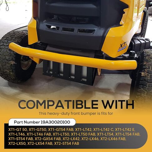 19A30020100 مجموعة المصد الأمامي الأصفر شديدة التحمل متوافقة مع GT XT1 XT2 50 GX54 ST54 LX54 LX50، مصد الجرار البديل، رقم الجزء: 683-05155-4021 in Kuwait