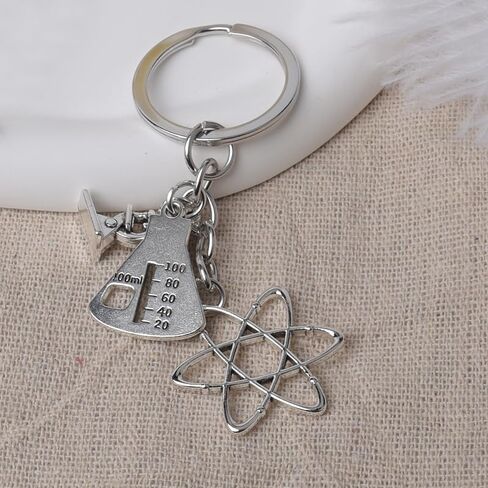 Science Microscope Gifts for Women Men PHD Keychains for Mom Dad Chemistry Keychain for Biology Teacher Tutor Mentor Biochemistry Forensic Science Gifts for Scienctist Chemist Biologist in Kuwait