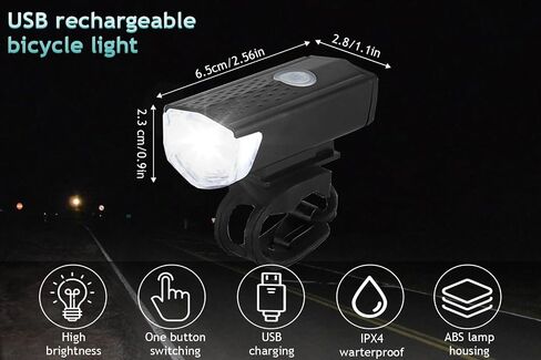 Bike Lights Set USB Rechargeable Bike Lights, Bicycle Accessories, Bicycle Light Front Back, Powerful Bicycle Headlight and Rear Taillight with Turn Light Rotation Signal, Bike Light Waterproof in Saudi Arabia