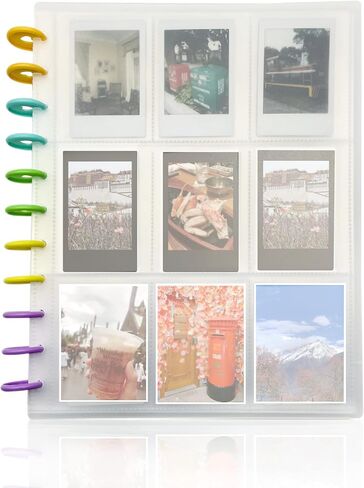180 Pockets Refillable Photo Album for Fujifilm Instax Mini 7s 8 9 11 25 50 70 90 LiPlay PVC Frame Mini Films Book in Saudi Arabia