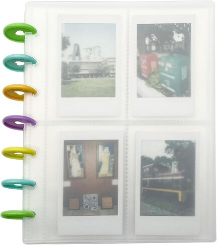 180 Pockets Refillable Photo Album for Fujifilm Instax Mini 7s 8 9 11 25 50 70 90 LiPlay PVC Frame Mini Films Book in Saudi Arabia