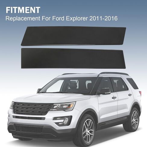 B Pillar Molding Trim 926-449 Front Right Passenger Side Door Applique Replacement for Ford Explorer 2011-2016 BB5Z7820554AB Gloss Black in Saudi Arabia