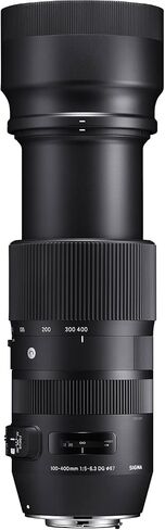 Sigma 100-400mm f/5-6.3 DG OS HSM Contemporary Lens for Canon EF Bundle with USB Dock, 32GB SD Card, and Photography Cleaning Kit (4 Items) in Saudi Arabia