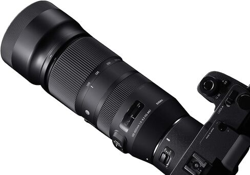 Sigma 100-400mm f/5-6.3 DG OS HSM Contemporary Lens for Canon EF Bundle with USB Dock, 32GB SD Card, and Photography Cleaning Kit (4 Items) in Saudi Arabia