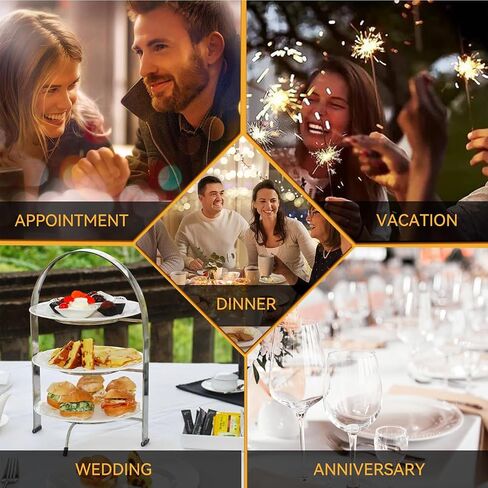 Serving Utensils Set for Partie, Silver Stainless Steel Metal Serveware Large Serving Spoons, Slotted Spoons, Forks, Tongs, Soup and Skimmer Spoon, Cake Server for Buffet, Catering, Entertaining 15pcs in Saudi Arabia