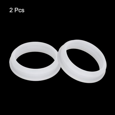 MECCANIXITY 2Pcs Snap Rubber Grommet Hole Plug Mount Dia 34.6mm ID 28.5mm H 12.7mm Seal Anti-Scratch for Electrical Box Cable Pipe Transparent in Saudi Arabia