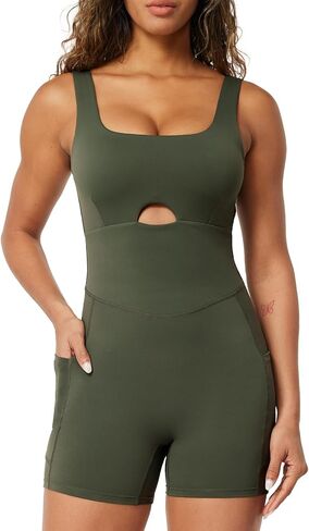 Jumpsuits For Women Tummy Control One Piece Shorts Sleeveless Onesies Bodycon Rompers Casual Summer Outfits in Saudi Arabia
