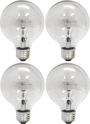 GE Globe Bulb, Medium Base, 40 Watts, Clear in Saudi Arabia