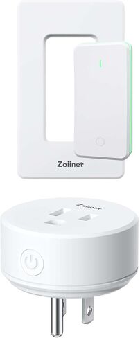 Remote Control Outlet Plug Switch, Buckle Design & Removable Wireless Light Switch, No Wiring Needed, 300 ft, 15A/1500W, Programmable, for Household Appliances in Kuwait