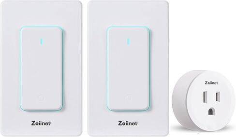 Remote Control Outlet Plug Switch, Buckle Design & Removable Wireless Light Switch, No Wiring Needed, 300 ft, 15A/1500W, Programmable, for Household Appliances in Kuwait