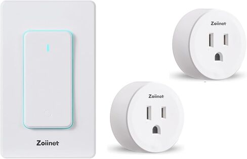 Remote Control Outlet Plug Switch, Buckle Design & Removable Wireless Light Switch, No Wiring Needed, 300 ft, 15A/1500W, Programmable, for Household Appliances in Kuwait
