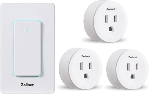 Remote Control Outlet Plug Switch, Buckle Design & Removable Wireless Light Switch, No Wiring Needed, 300 ft, 15A/1500W, Programmable, for Household Appliances in Kuwait