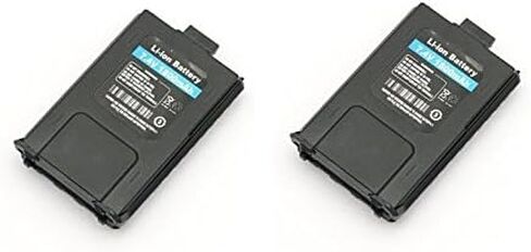 2 قطعة بطارية راديو UV-5R ثنائية الاتجاه لجهاز الاتصال اللاسلكي UV-5R in Kuwait