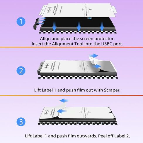 [عبوتان + 2] واقي شاشة للخصوصية Samsung Galaxy S22 Ultra + واقي عدسة الكاميرا، واقي شاشة مرن للخصوصية [ليس زجاجًا] [يدعم بصمة الإصبع] [تغطية كاملة] in Kuwait