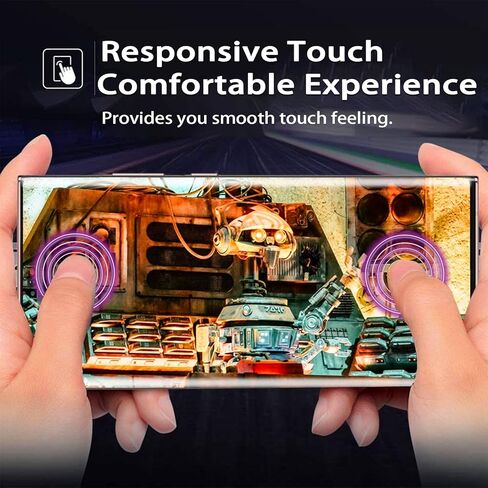 [عبوتان + 2] واقي شاشة للخصوصية Samsung Galaxy S22 Ultra + واقي عدسة الكاميرا، واقي شاشة مرن للخصوصية [ليس زجاجًا] [يدعم بصمة الإصبع] [تغطية كاملة] in Kuwait