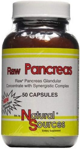 Natural Sources Raw Pancreas, 50 Count in Saudi Arabia