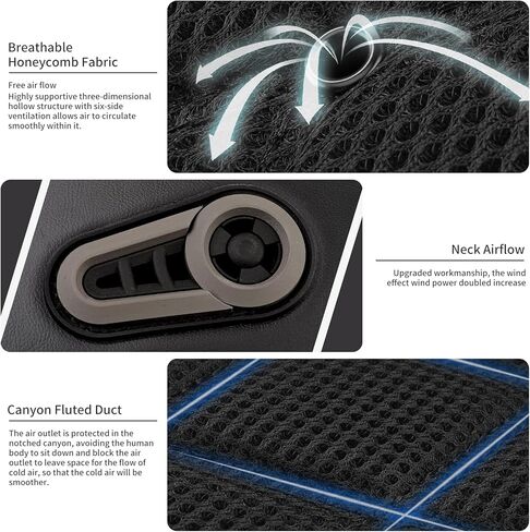 1 قطعة غطاء مقعد السيارة التبريد، وسادة مقعد السيارة جيدة التهوية بدرجة حرارة قابلة للتعديل 12 فولت شاحنة الدفع الرباعي مناسبة عالميًا لغطاء مقعد السيارات الصيفي وسادة تبريد تبريد المقعد in Kuwait