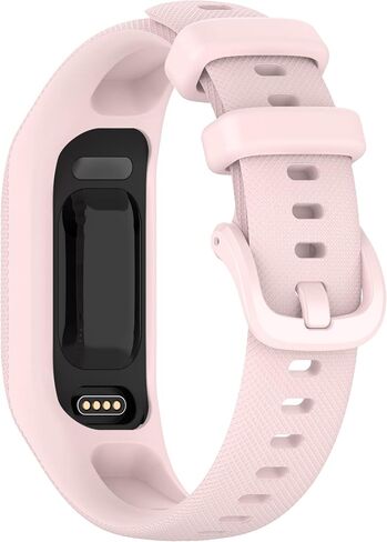 FitTurn متوافق مع جهاز تتبع اللياقة البدنية Garmin Vivosmart 5، حزام من قطعة واحدة مقاسين - صغير وكبير للجنسين، بديل من السيليكون المطاطي الملون، إكسسوارات أربطة رياضية قابلة للتعديل لـ Vivosmart 5 in Saudi Arabia