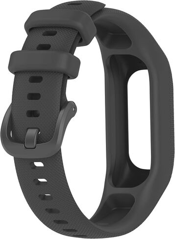 FitTurn متوافق مع جهاز تتبع اللياقة البدنية Garmin Vivosmart 5، حزام من قطعة واحدة مقاسين - صغير وكبير للجنسين، بديل من السيليكون المطاطي الملون، إكسسوارات أربطة رياضية قابلة للتعديل لـ Vivosmart 5 in Saudi Arabia
