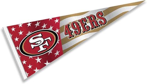 49ers Nation USA Americana Stars and Stripes Pennant Banner Flag in Saudi Arabia